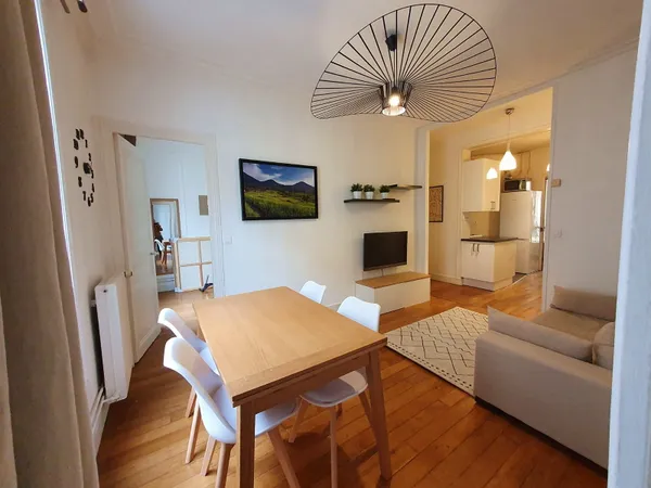 Loue T3 50m² meublé à Levallois-Perret quartier mairie