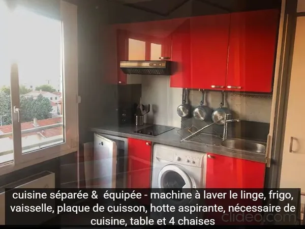 Studio de 33m2 à louer sur Lyon 08