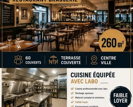 Restaurant a vendre sur Saint Pierre de la réunion