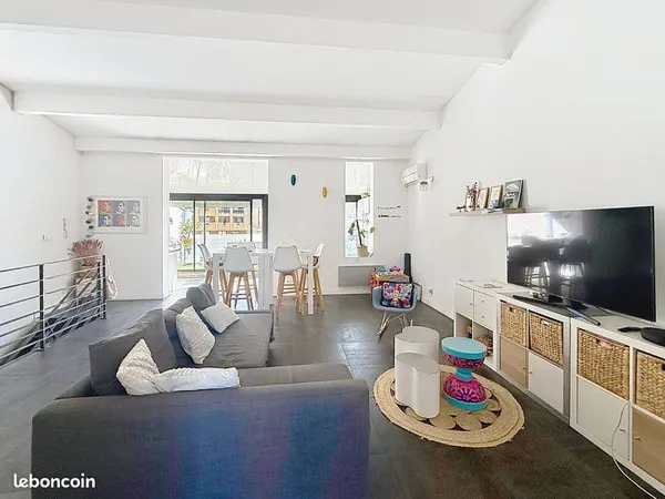 Duplex loft avec terrasse