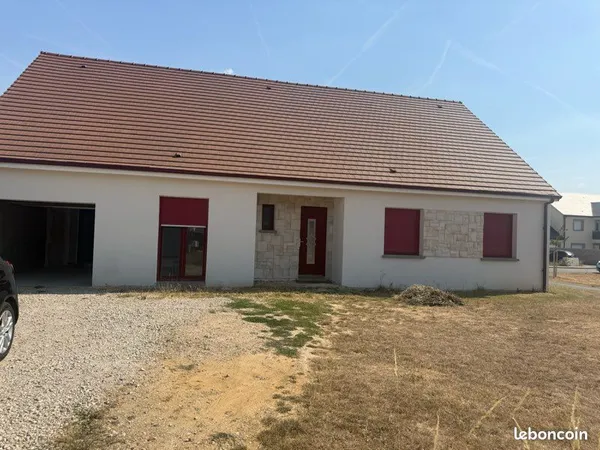 Maison 124 m² plain-pied 4 ch + suite parentale - DPE A - 2023 - 1 100