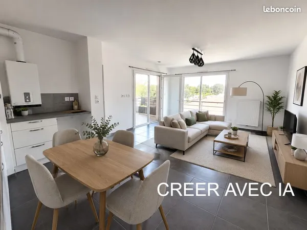 Appartement 3 pièces 59 m²