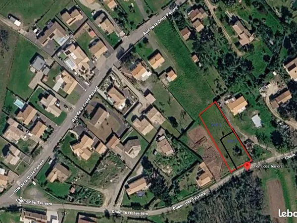 Vends terrain constructible à Brem sur mer (la Corde )
