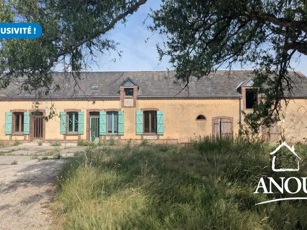 MAISON DE CARACTÈRE 5 CHAMBRES ISOLÉE AU COEUR DE LA CAMPAGNE