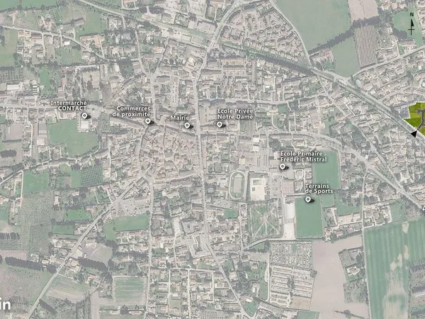 Terrain 267 m² Jonquieres