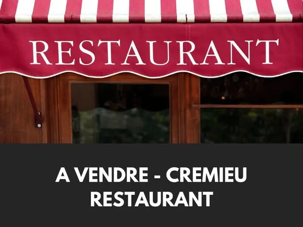À VENDRE - Fonds de commerce restauration - Crémieu (38460)