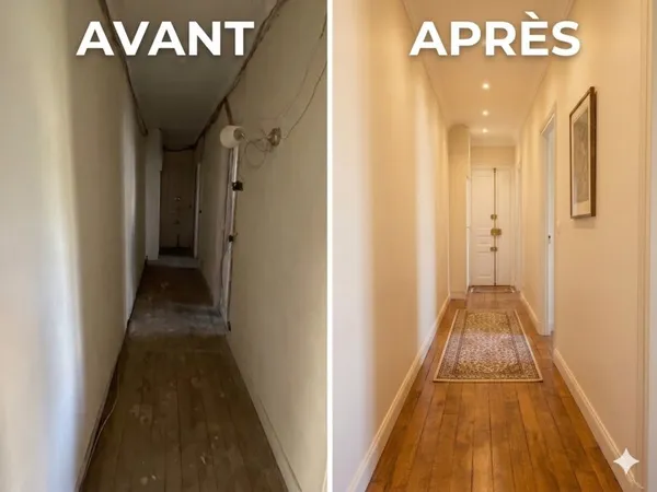 Appartement 2 pièces 53 m² à rénover