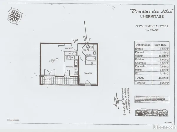 Location appartement meublé