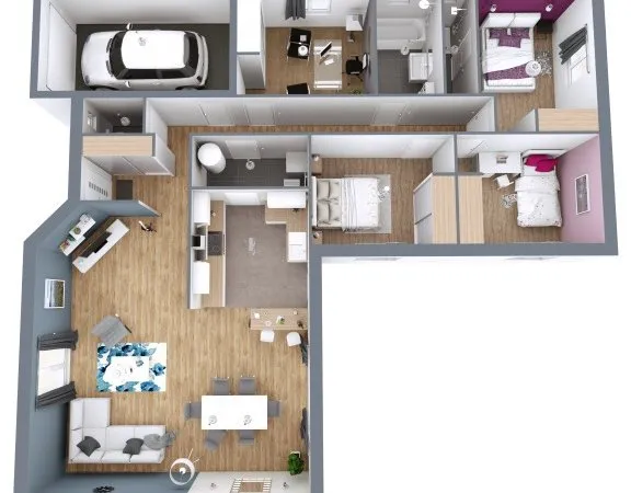 Maison 4 pièces 100 m²