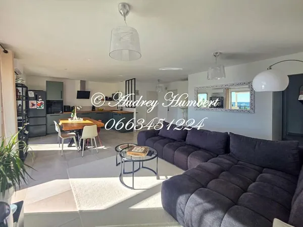 EXCLUSIVITE ,PIERREVERT, BEL APPARTEMENT T4 RECENT de 86 m² avec grande TERRASSE , pergola bioclimat