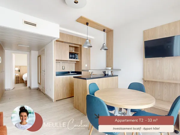 Appartement 2 pièces 33 m²