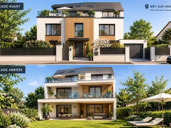 BRY-SUR-MARNE : MAISON NEUVE 160 m², 4 CHAMBRES, JARDIN PRIVATIF  789 000 € !