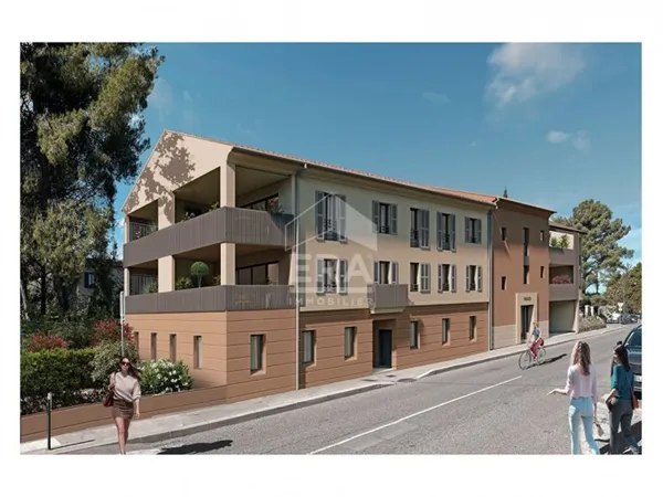 Centre village de Puyricard - appartement T3 avec terrasse en d