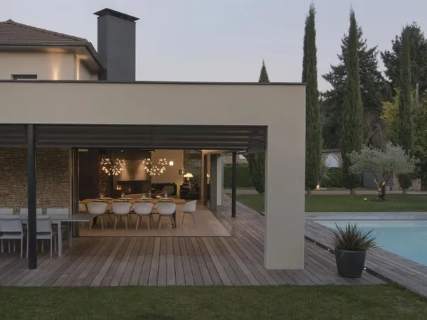 Maison d'architecte haut de gamme aux portes de Lyon/Saint exupéry - Environ 255 m2 habitables - 5 c