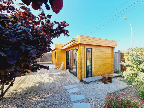 Loue chalet meublé 27m2 + Jardin + Parking