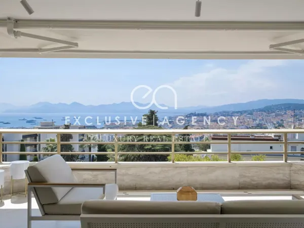 Cannes Californie Appartement de prestige 4 pièces 100m² vue mer