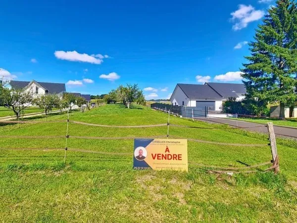Terrain constructible avec vue dégagée