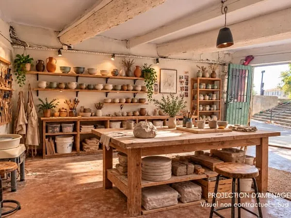 Atelier à Pézenas, à 2 pas du centre historique!