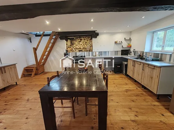 Maison de campagne, sans voisin, jardin 1198m²