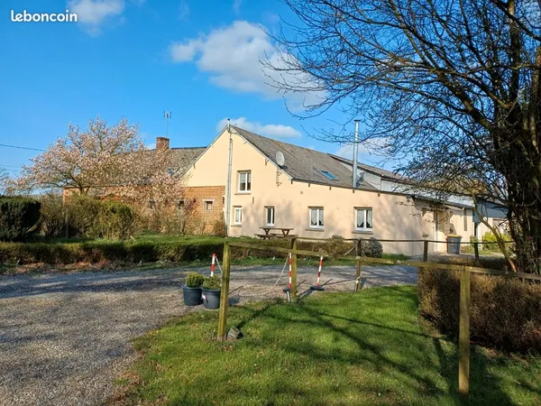 A VENDRE : Domaine d'exception de 1,6 hectare en Thiérache - 240 000 Net Vendeur