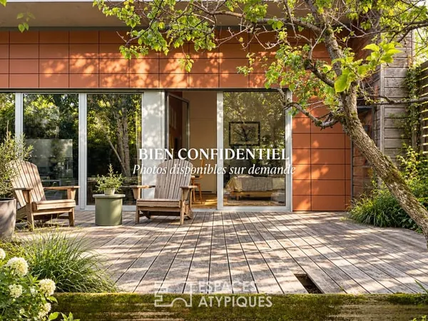 Maison d'architecte avec jardin et sauna quartier Butte