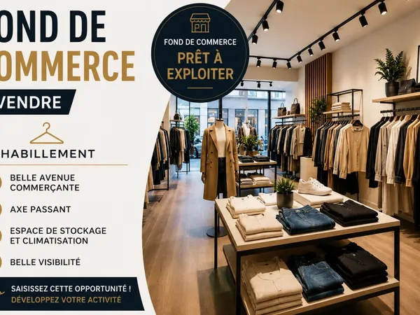 Fonds de commerce 53 m²