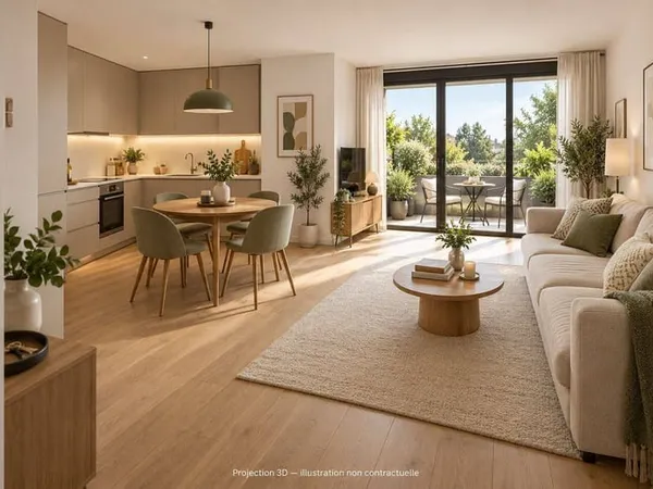 Appartement 3 pièces 65 m²