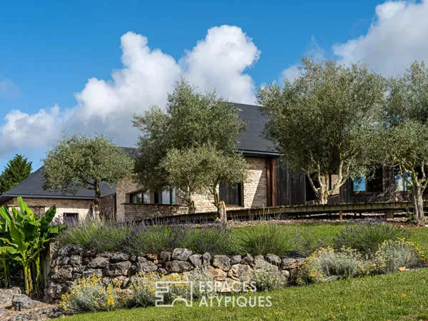 Villa contemporaine aux accents provençaux en Vallée du Loir