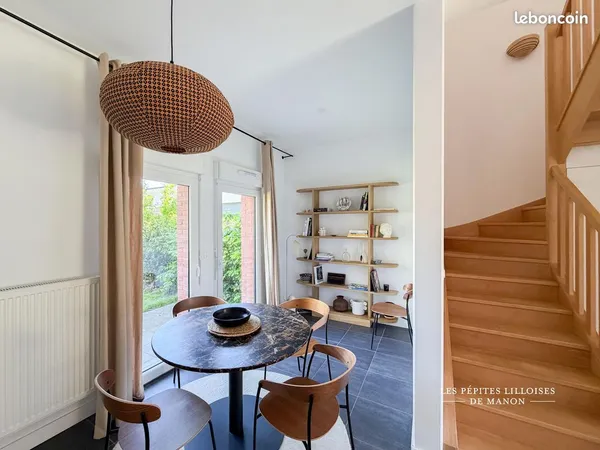 Duplex lumineux avec jardin, esprit maison, à deux pas du Vieux Lille, à Saint-André-lez-Lille
