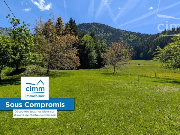 Terrain avec vue panoramique au cœur de la Chartreuse - 1310 m2