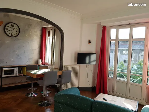Location T2 43m² meublé, Quartier Musiciens