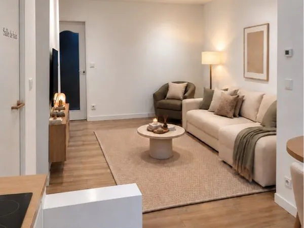 Bel appartement rénové - 59 m² - 2 chambres - Coeur Du Sart