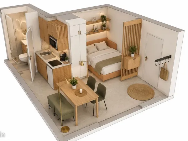 Studio meublé premium 18 m² - Pessac Camponac - Tram B - Parking - Tout équipé