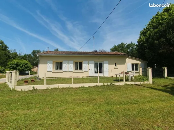 Jolie maison avec jardin