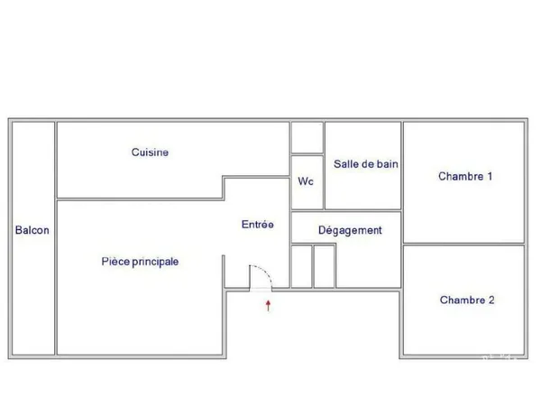 Appartement 3 pièces 70 m²