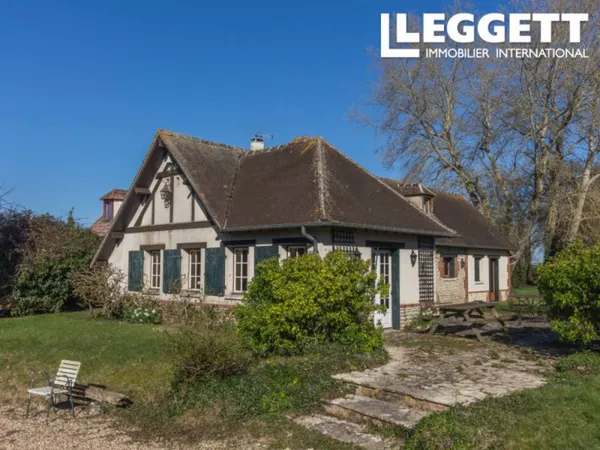Ensemble immobilier de deux maisons rénovées avec charme et grand terrain arboré ? Vexin-sur-Epte