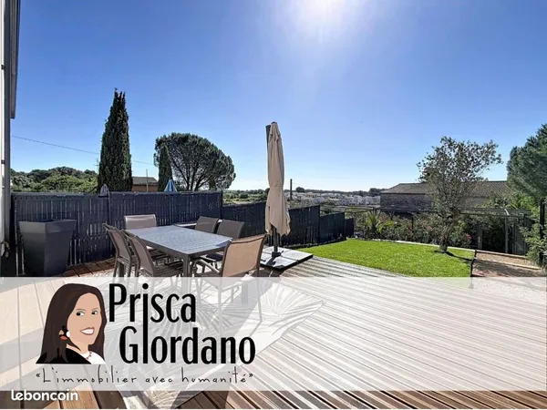 Vente | Maison | 5p | 4ch | 111.48 m² | Pignan | Expo Sud | Terrasse · Jardin