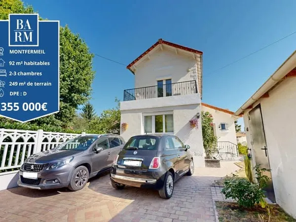 Maison Vente Montfermeil 4p 92m² 355000€