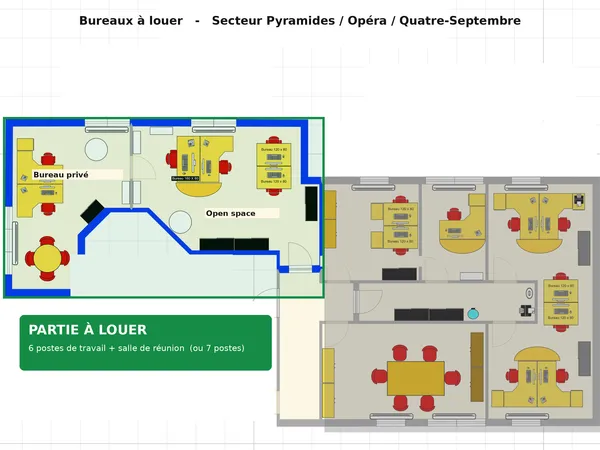 Loue bureaux
