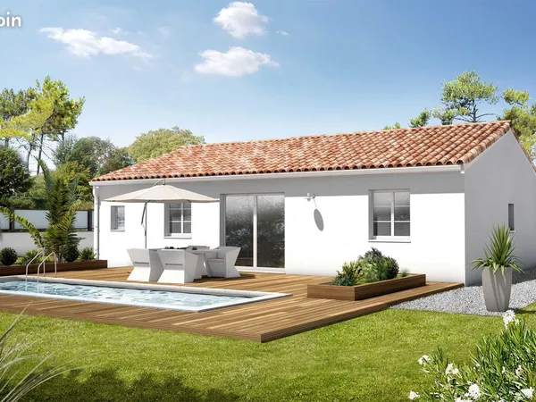 Maison neuve 75 m² sur terrain 500 m² à Saint-Hilaire-de-Brethmas petit lotissement intimiste proche