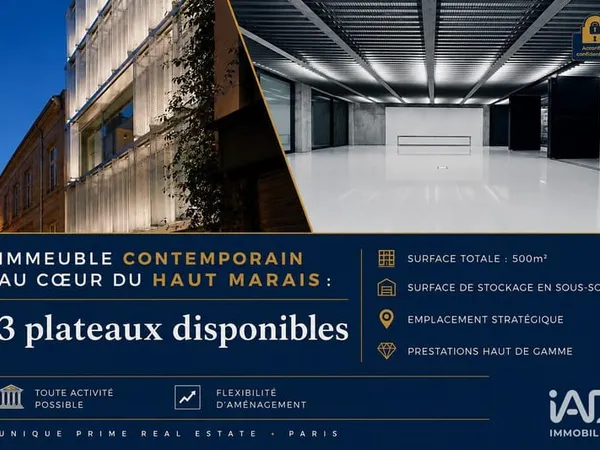 Local commercial 500 m²