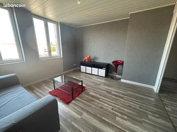 Appartement secteur facs T3 meublé 2 chambres