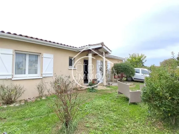 Flaujagues : Maison T4 avec grand jardin et garage