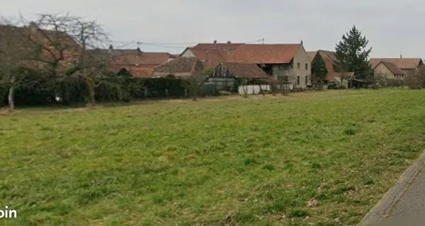 Magnifique terrain libre d'architecte a 15 kilometres de colmar