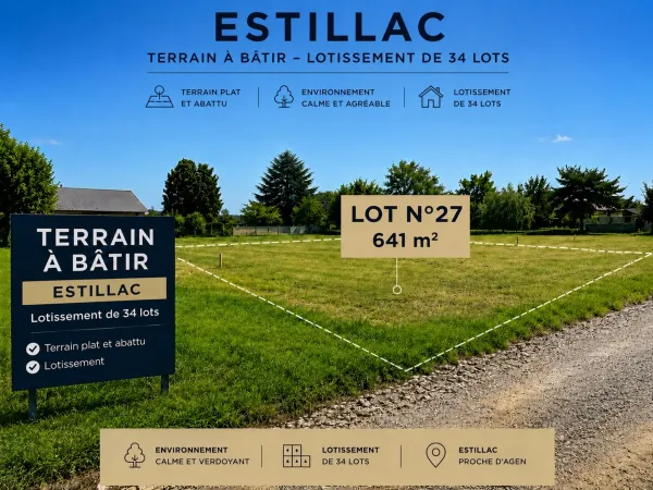 Terrain 641 m²