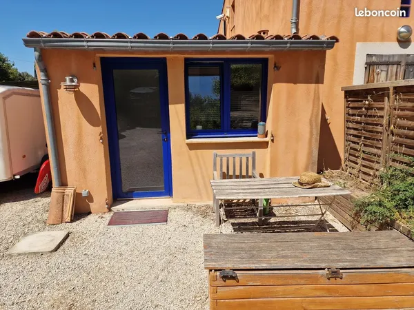 T2 Meublé de 50 m² avec Jardin, Terrasse & Parking - Aix Pont de l'Arc