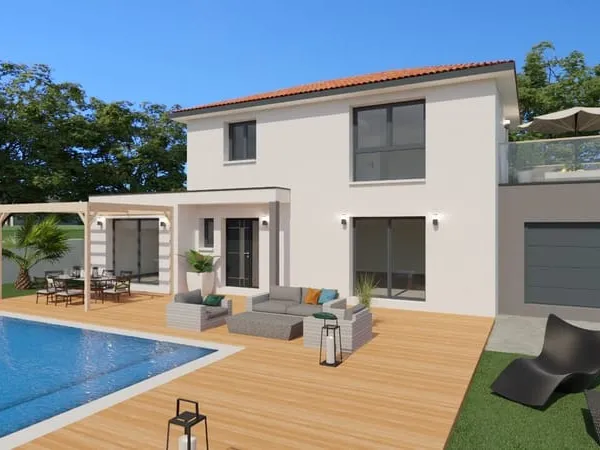 A Bages, Villa T4 avec garage et jardin de 402m² en 3 Faces