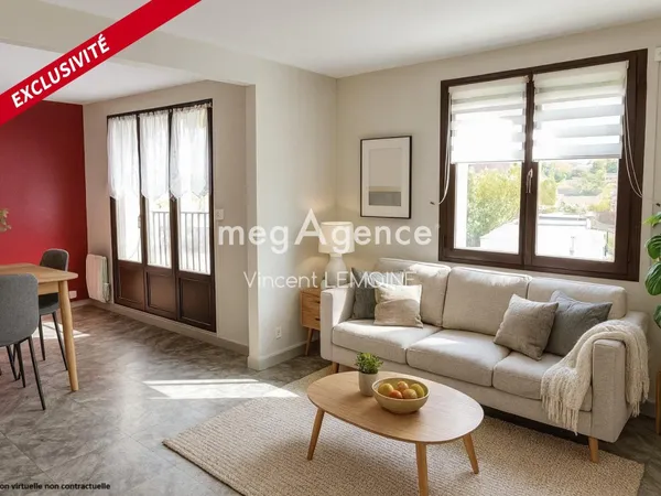 Spacieux appartement de 90 m² proche centre de Granville