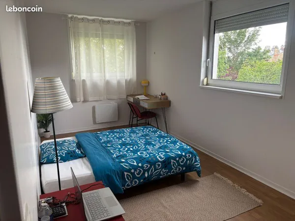 Chambre à louer dans appartement T3 lumineux - Reims (centre ville)