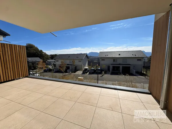 Appartement de T2 avec grande terrasse à la vente proche de Cruseilles - Résidence livrée en juin 20